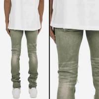 mnml X201 RHINESTONE SKINNY DENIM - BLUE