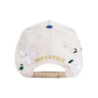 REFERENCE PARADISE LA FLORAL SNAPBACK CAP CREAM BLUE