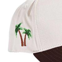 REFERENCE PARADISE LA SNAPBACK CAP CREAM BROWN