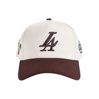 REFERENCE PARADISE LA SNAPBACK CAP CREAM BROWN