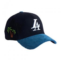 REFERENCE PARADISE LA CORDUROY SNAPBACK CAP BLACK/ROYAL