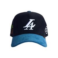 REFERENCE PARADISE LA CORDUROY SNAPBACK CAP BLACK/ROYAL