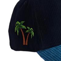 REFERENCE PARADISE LA CORDUROY SNAPBACK CAP BLACK/ROYAL