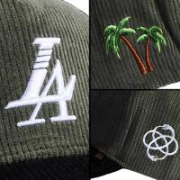 REFERENCE PARADISE LA CORDUROY SNAPBACK CAP OLIVE/BLACK