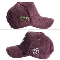 REFERENCE PARADISE LA CORDUROY SNAPBACK CAP PLUM