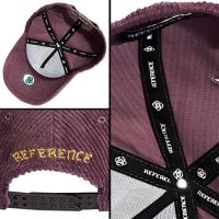 REFERENCE PARADISE LA CORDUROY SNAPBACK CAP PLUM