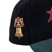 REFERENCE EAGLERS CORDUROY SNAPBACK CAP BLACK/GREEN