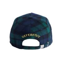 REFERENCE PARADISE LA (PLAID CHAINSTITCH) STRAPBACK CAP BLUE/GREEN