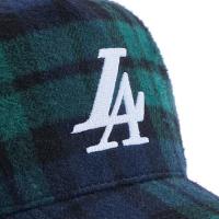 REFERENCE PARADISE LA (PLAID CHAINSTITCH) STRAPBACK CAP BLUE/GREEN