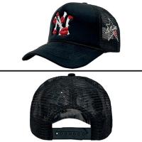 LA ROPA NY IS KISSING ME TRUCKER HAT BLACK