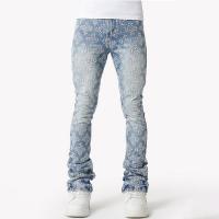 GUAPI AQUA BLUE EMBELLISHED DENIM V4