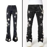 GUAPI OBSIDIAN BLACK VINTAGE STARS DENIM