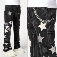 GUAPI OBSIDIAN BLACK VINTAGE STARS DENIM
