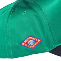 REFERENCE OAK CRYSTALS SNAPBACK CAP GREEN SATIN/BLACK