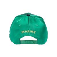 REFERENCE OAK CRYSTALS SNAPBACK CAP GREEN SATIN/BLACK
