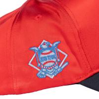 REFERENCE ROCKTROS CRYSTALS SNAPBACK CAP RED SATIN/BLACK
