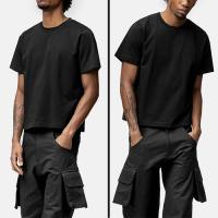 BLACKTAILOR CROPPED T-SHIRT BLACK