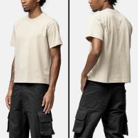 BLACKTAILOR CROPPED T-SHIRT SAND