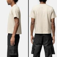 BLACKTAILOR CROPPED T-SHIRT SAND