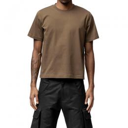 BLACKTAILOR CROPPED T-SHIRT BROWN