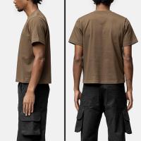 BLACKTAILOR CROPPED T-SHIRT BROWN