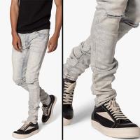 mnml X696 PAISLEY PATTERNED SKINNY DENIM