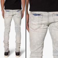 mnml X696 PAISLEY PATTERNED SKINNY DENIM
