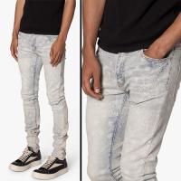 mnml X696 PAISLEY PATTERNED SKINNY DENIM