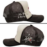 LA ROPA NY IS KISSING ME TRUCKER HAT BROWN/SAND