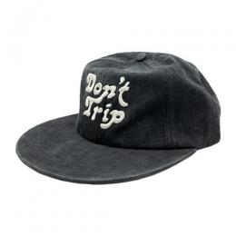 Free & Easy DON'T TRIP WASHED STRAPBACK CAP - BLACK