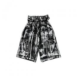 DEMIK EXCLUSIVES BLACK SWAN ZIP PLUS SHORTS