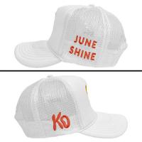 Free & Easy JUNESHINE X CODY KO X F&E DON'T TRIP EMBROIDERED TRUCKER  CAP - WHITE
