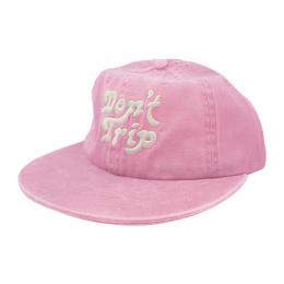 Free & Easy DON'T TRIP WASHED STRAPBACK CAP - LIGHT PINK