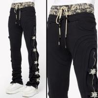 GUAPI OBSIDIAN BLACK PREMIUM SWEAT PANTS