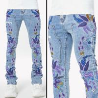 GUAPI PURPLE FLOWER DENIM