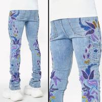 GUAPI PURPLE FLOWER DENIM