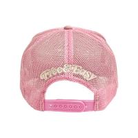 Free & Easy DON'T TRIP EMBROIDERED TRUCKER CAP - PINK