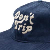 Free & Easy DON'T TRIP SOFT BRIM  STRAPBACK CAP - NAVY
