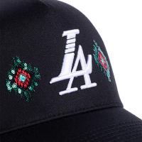 REFERENCE PARADISE LA BEADED SNAPBACK CAP BLACK