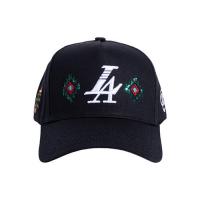 REFERENCE PARADISE LA BEADED SNAPBACK CAP BLACK