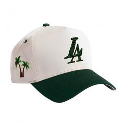 REFERENCE PARADISE LA SNAPBACK CAP CREAM GREEN