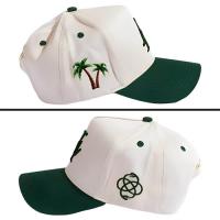 REFERENCE PARADISE LA SNAPBACK CAP CREAM GREEN