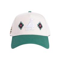 REFERENCE PARADISE LA BEADED SNAPBACK CAP CREAM GREEN