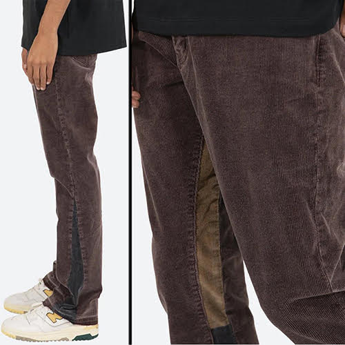 mnml B356 CORDUROY FLARE PANTS - BROWN | KingStar