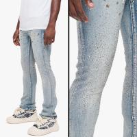 VALABASAS PARREL STACKED FLARE JEAN LIGHT BLUE