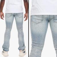 VALABASAS PARREL STACKED FLARE JEAN LIGHT BLUE