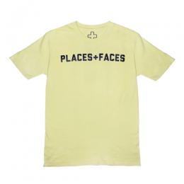 PLACES+FACES SHORT SLEEVE LOGO TEE / YEL