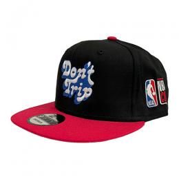 F&E x NBA Con x New Era 9FIFTY DON'T TRIP SNAPBACK CAP BLACK/RED