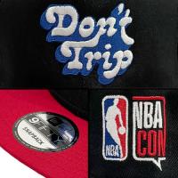 F&E x NBA Con x New Era 9FIFTY DON'T TRIP SNAPBACK CAP BLACK/RED