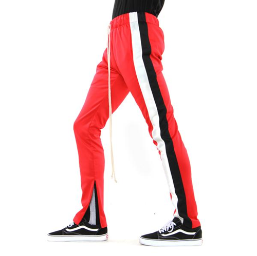 black and red eptm track pants